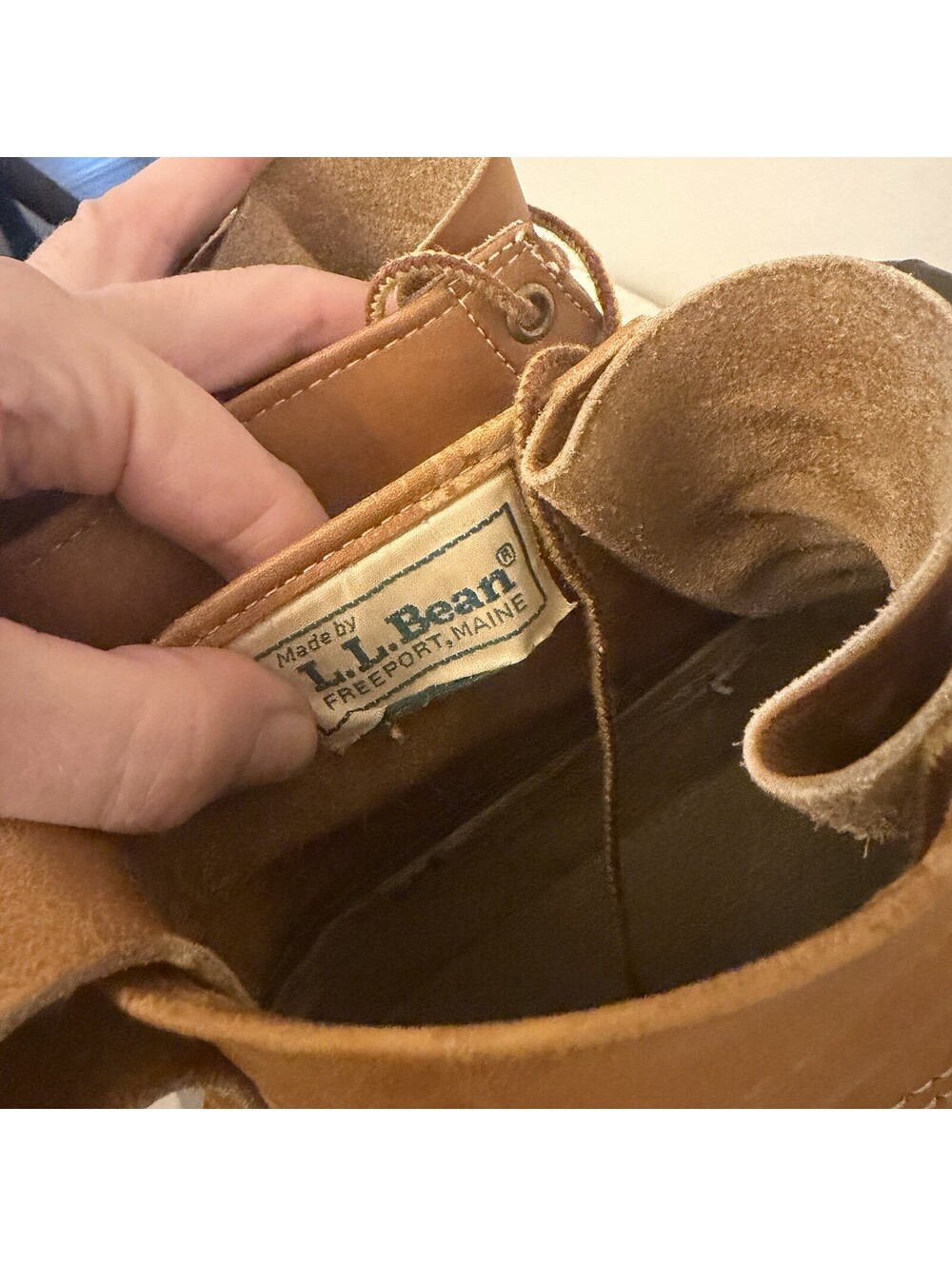 Vintage L.L. Bean Boot 90s Maine Hunting Rubber Leather Made in USA Boots 10 Men - Picture 8 of 13